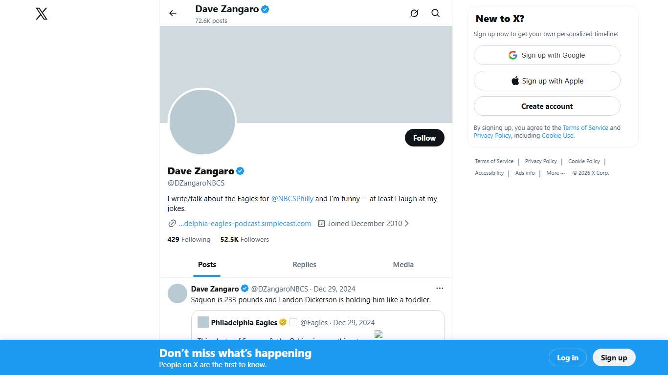 Dave Zangaro (@DZangaroNBCS) / X